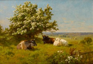 Vacas en un prado, 1899